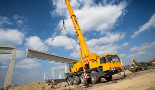 Operator course, operation of mobile cranes